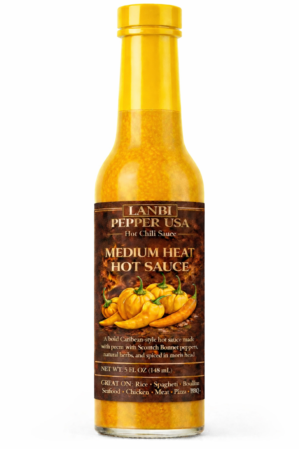 Lanbi Pepper USA – Hot Chili Sauce (5oz / 148ml)