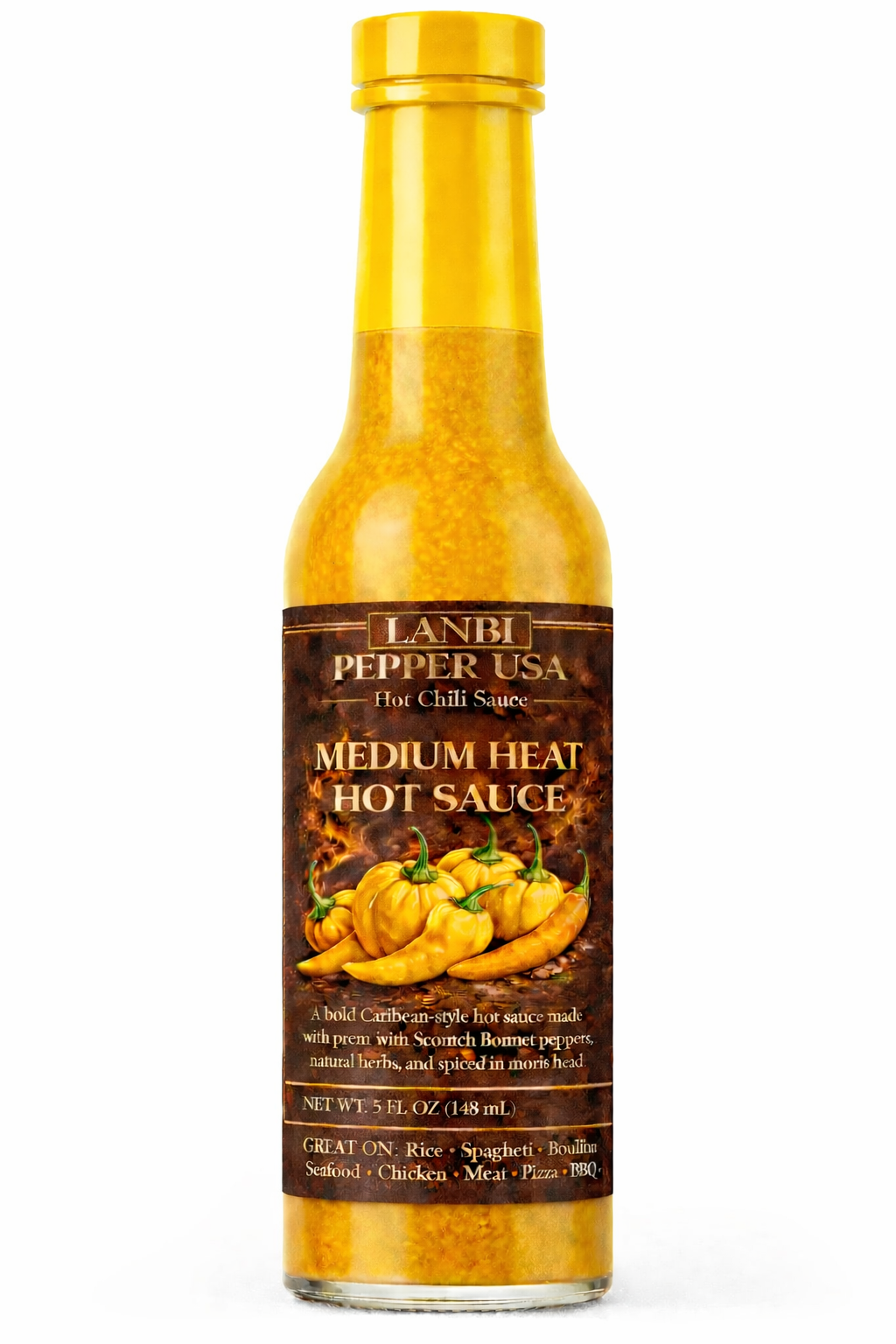 Lanbi Pepper USA – Hot Chili Sauce (5oz / 148ml)